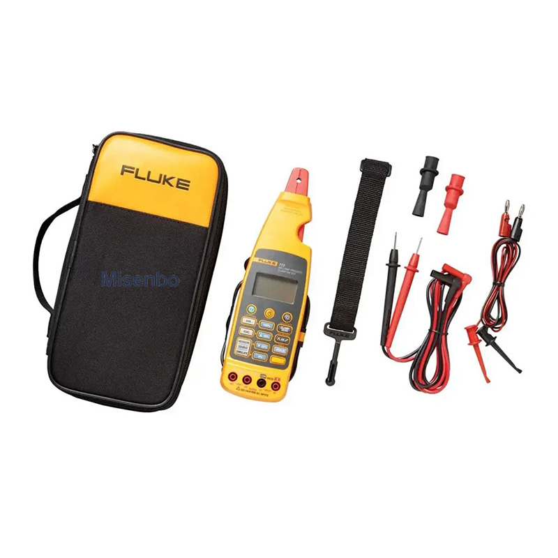 FLUKE 773 MILLIAMP PROCESS CLAMP W/ LEADS & CLIPS