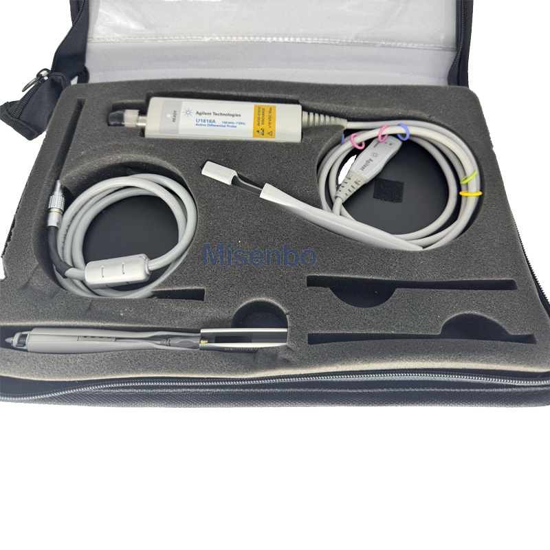 Keysight /Agilent U1818A USB 2.0 Differential Probe 100MHz w/ Case & Accessories
