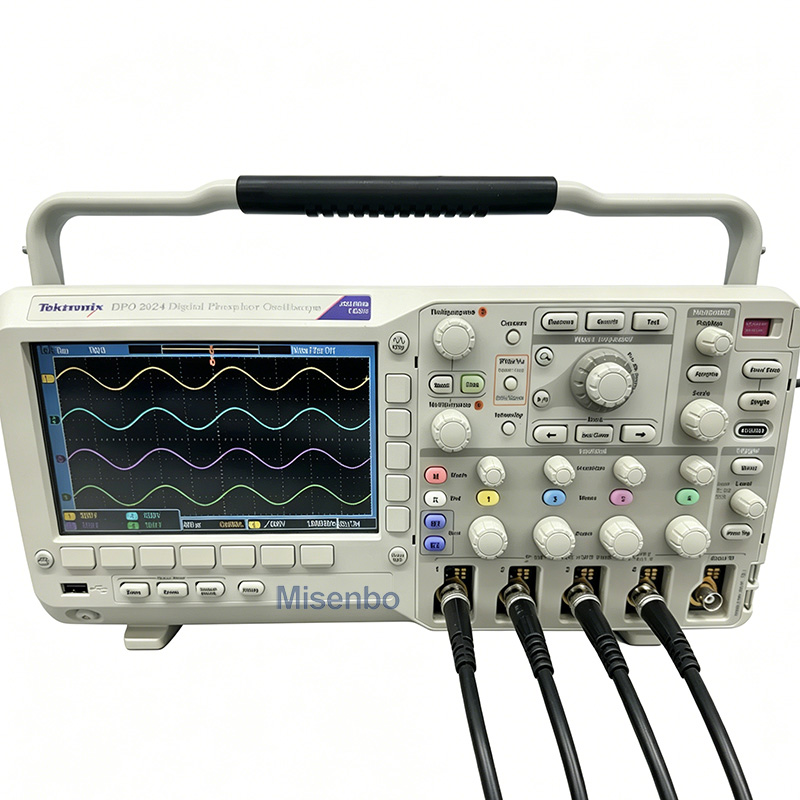 Tektronix DPO2024 200Mhz, 1GS/s 4 Ch Oscilloscope w/ P2221 Probes & Modules